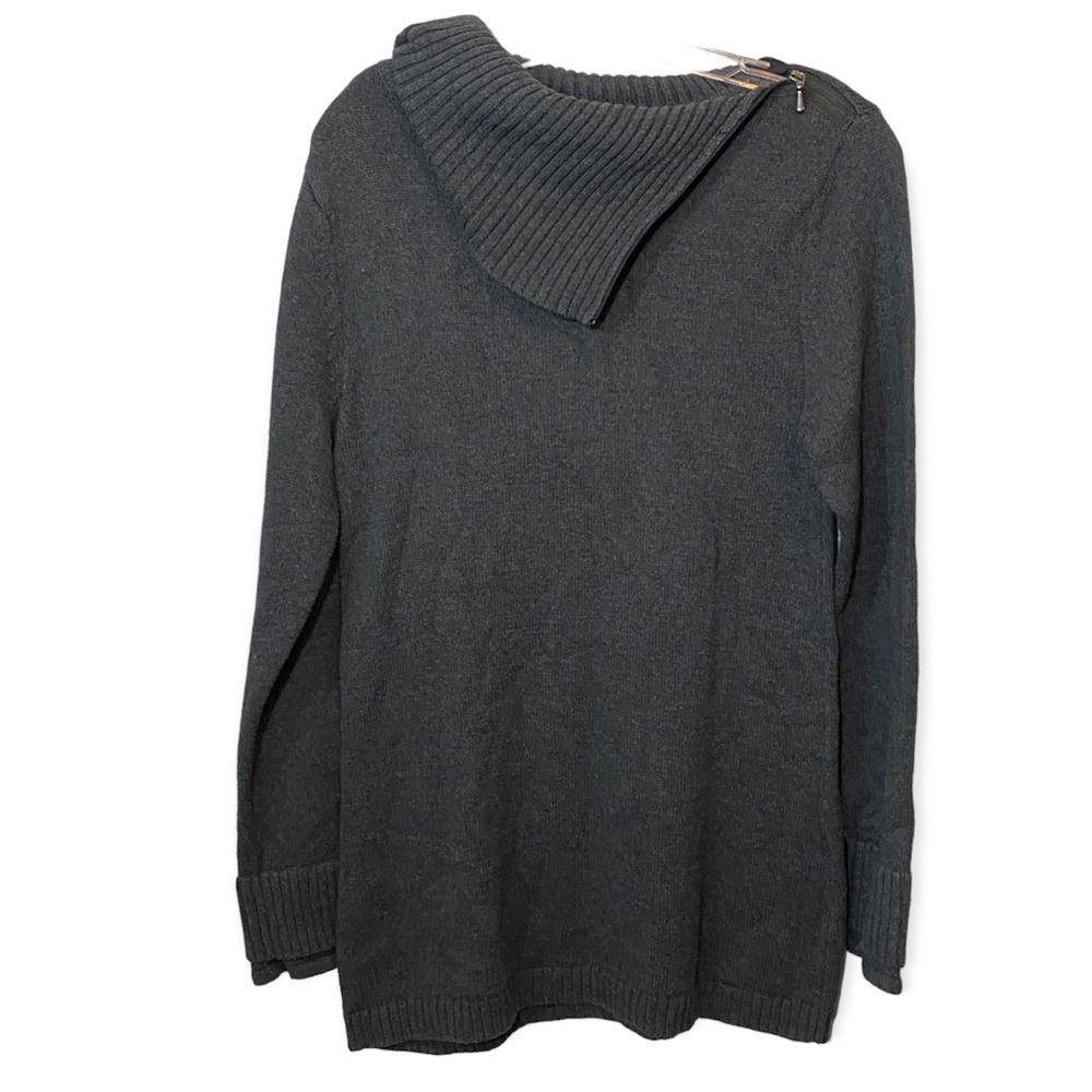 SW50 Athleta Gray Zip Neck Sweater Size M